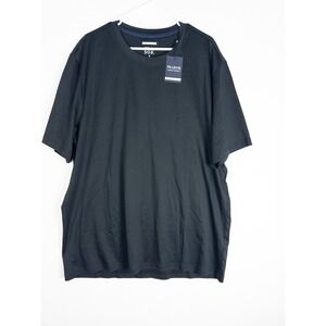 NWT Jos A Bank T Shirt Mens XL Black Solid Minimalist Traditional Fit 100% Cotto